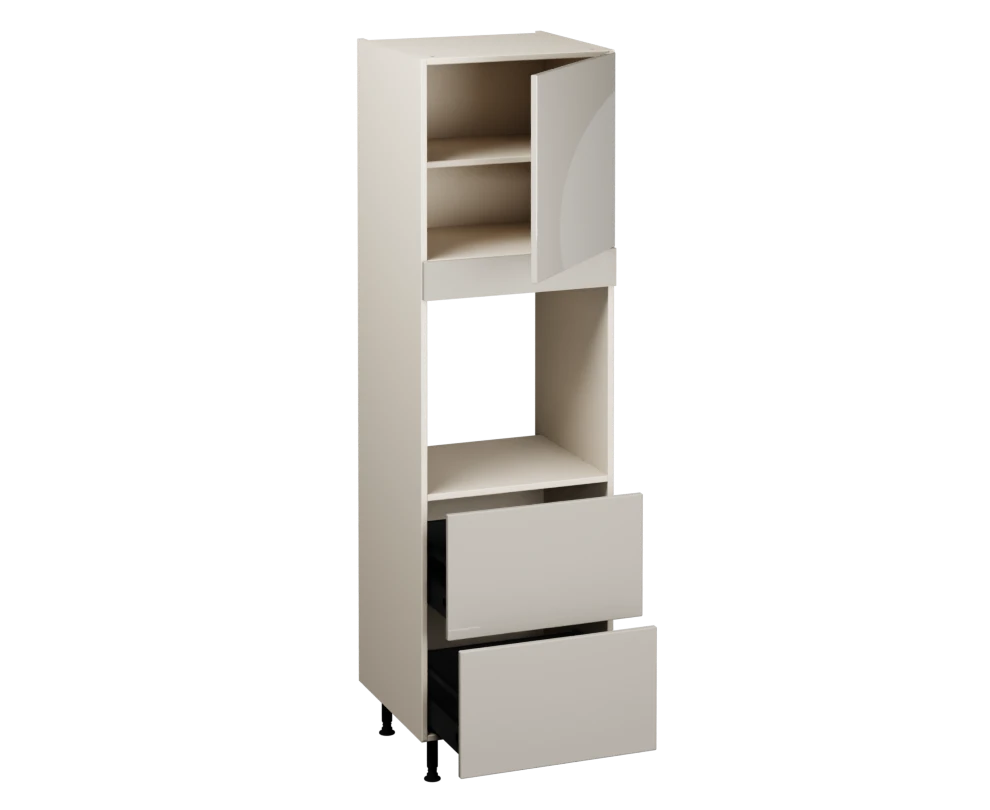 Single Oven Unit with Drawers