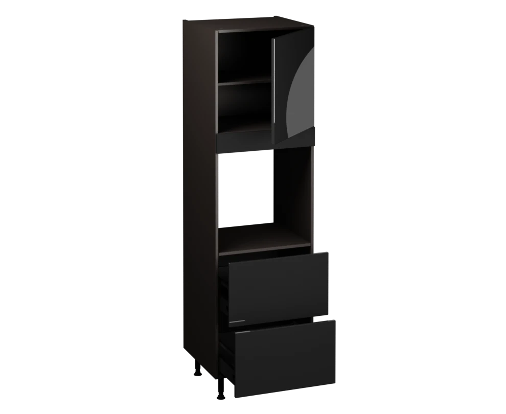 Single Oven Unit with Drawers