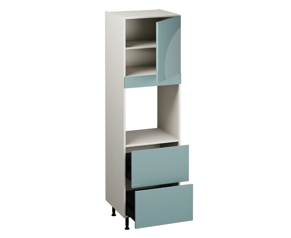 Single Oven Unit with Drawers