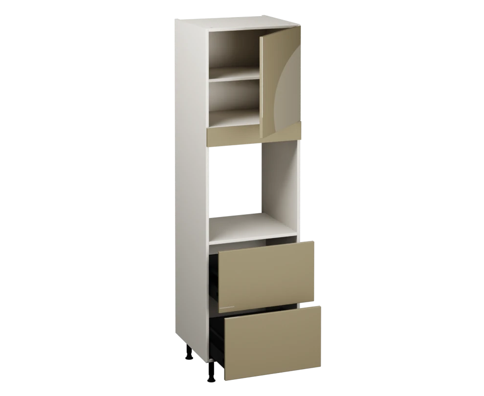 Single Oven Unit with Drawers