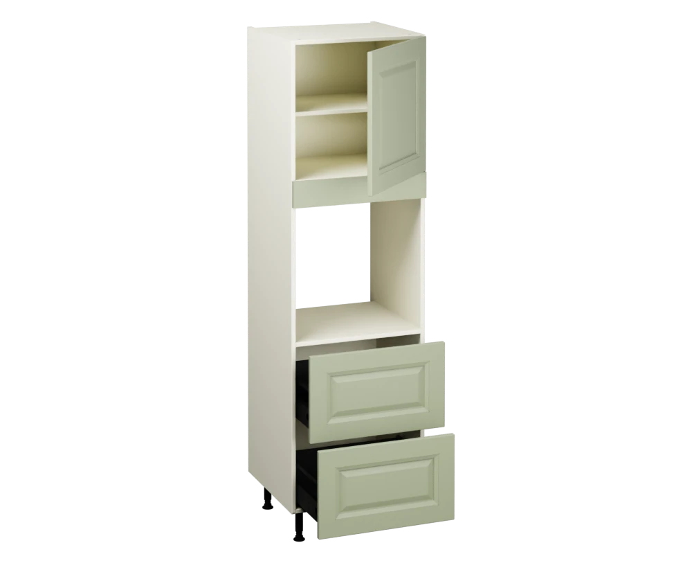 Single Oven Unit with Drawers