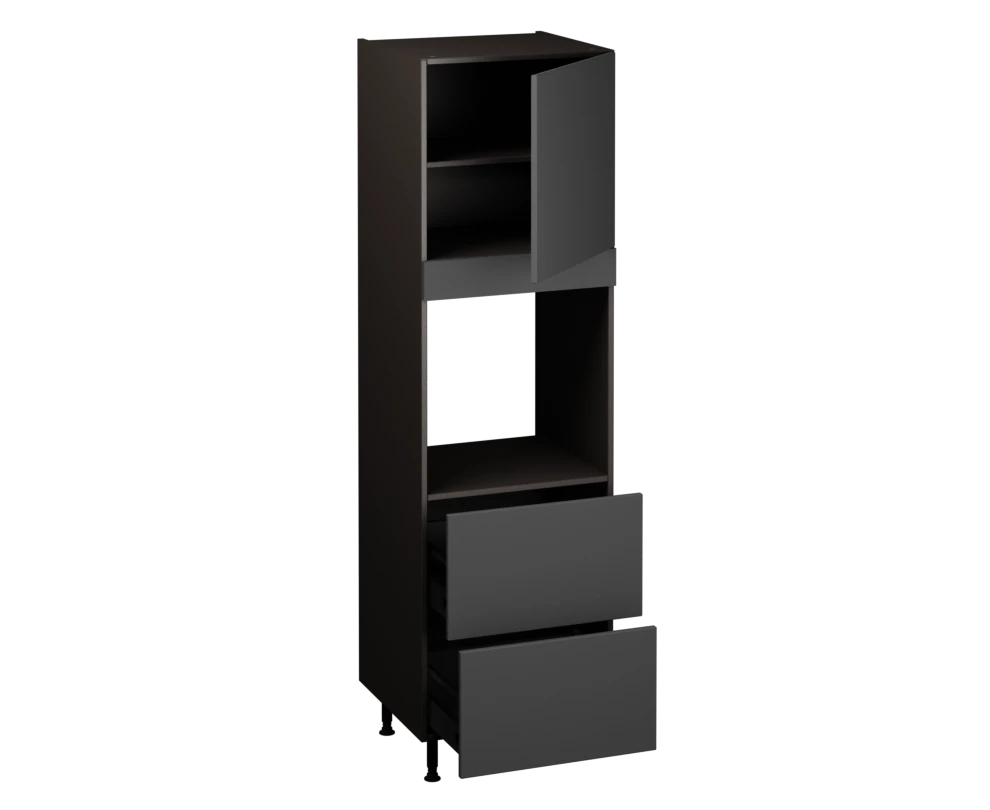 Single Oven Unit with Drawers