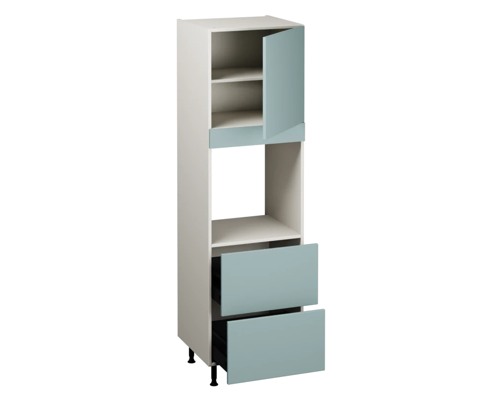 Single Oven Unit with Drawers