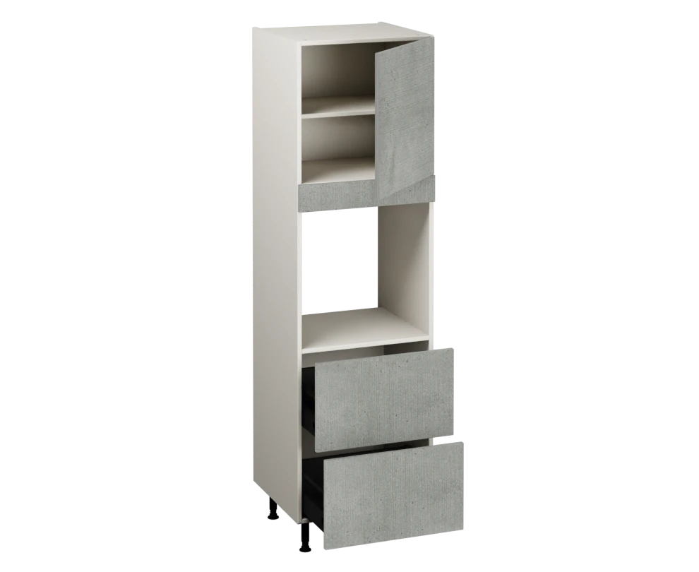 Single Oven Unit with Drawers