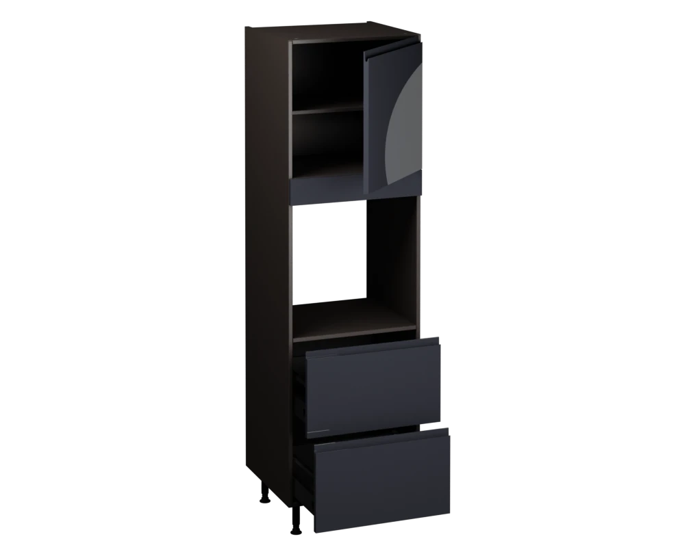 Single Oven Unit with Drawers