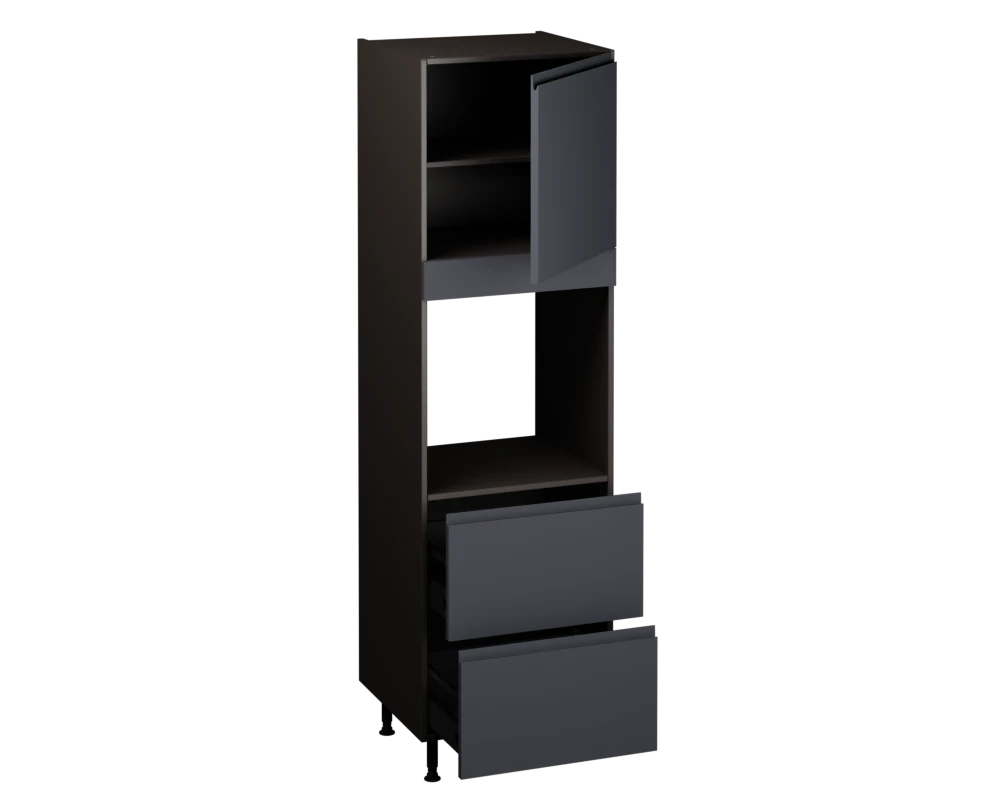 Single Oven Unit with Drawers