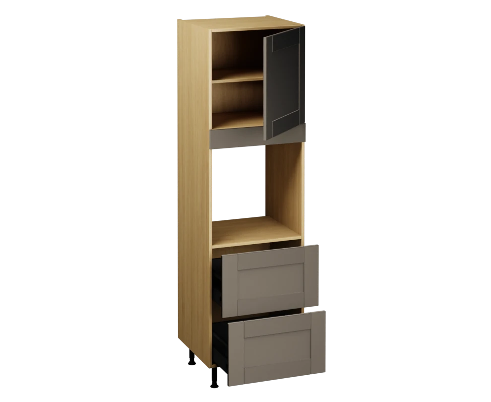 Single Oven Unit with Drawers