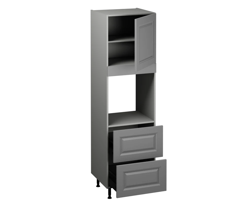 Single Oven Unit with Drawers