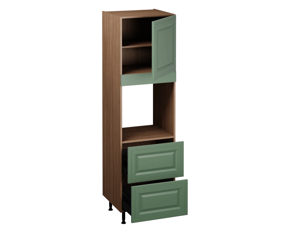 Single Oven Unit with Drawers
