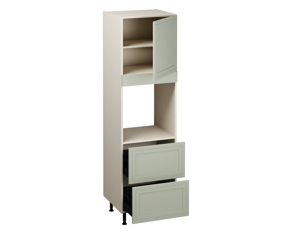 Single Oven Unit with Drawers