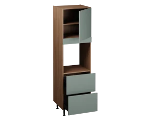 Single Oven Unit with Drawers