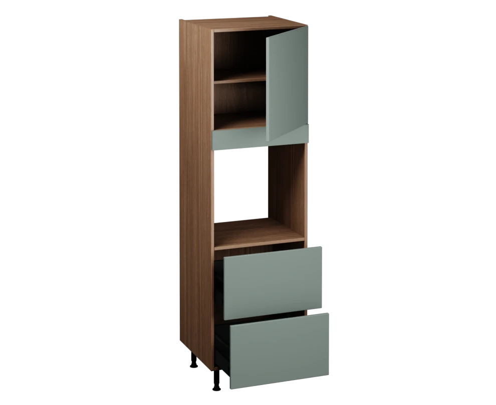 Single Oven Unit with Drawers