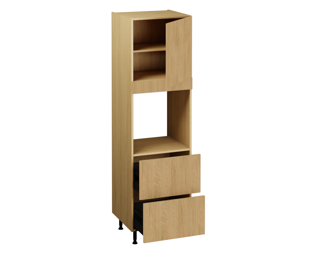 Single Oven Unit with Drawers