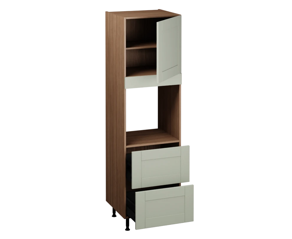 Single Oven Unit with Drawers