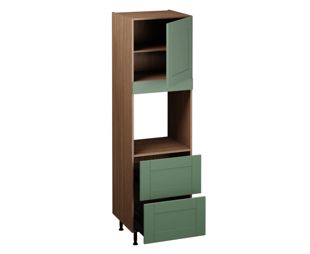 Single Oven Unit with Drawers