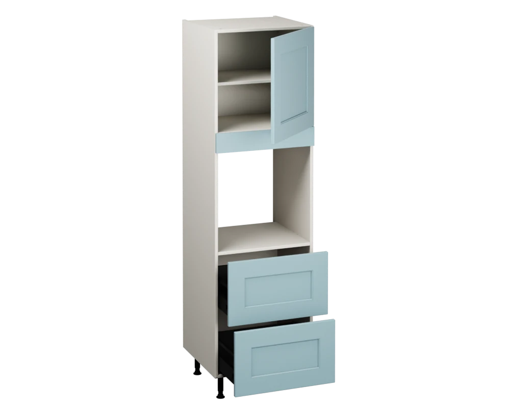 Single Oven Unit with Drawers