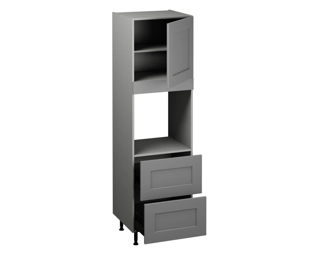 Single Oven Unit with Drawers