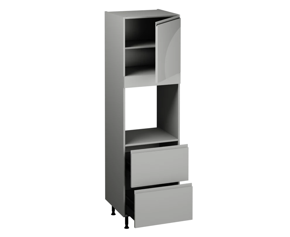 Single Oven Unit with Drawers