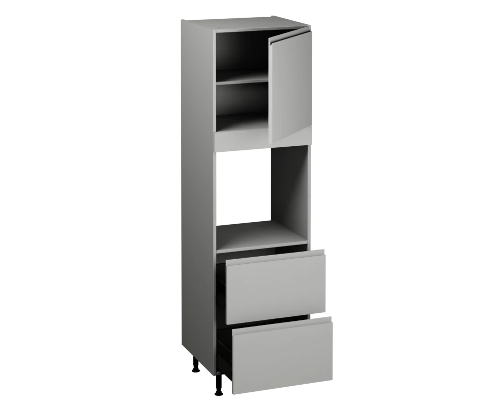 Single Oven Unit with Drawers