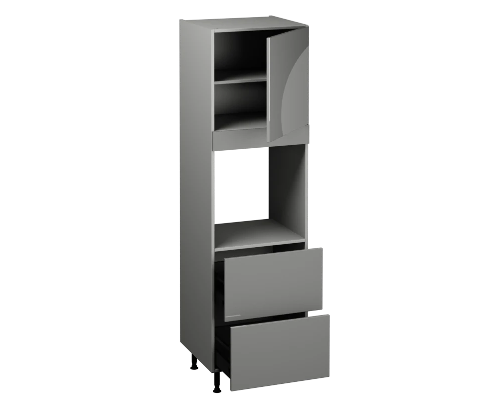 Single Oven Unit with Drawers