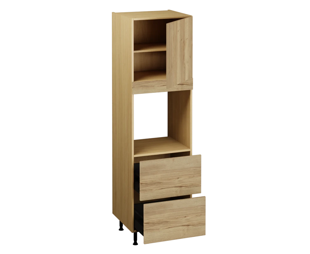 Single Oven Unit with Drawers