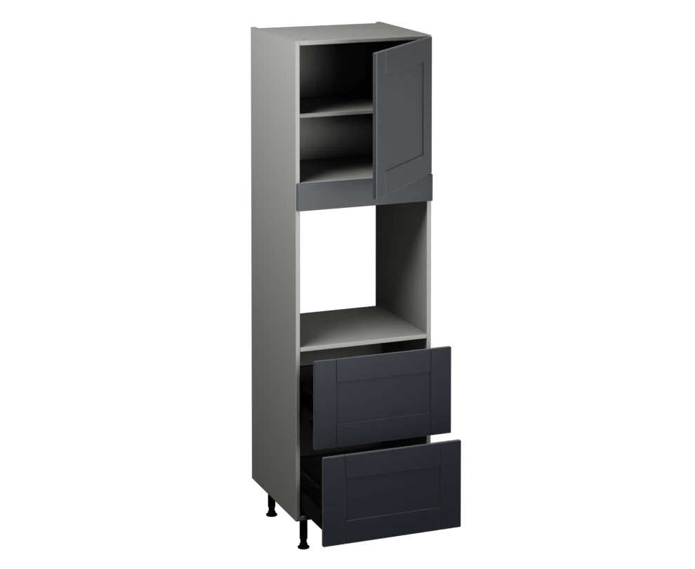 Single Oven Unit with Drawers