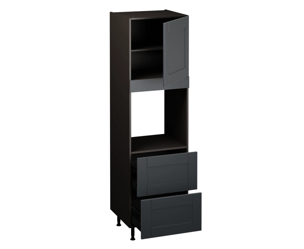Single Oven Unit with Drawers
