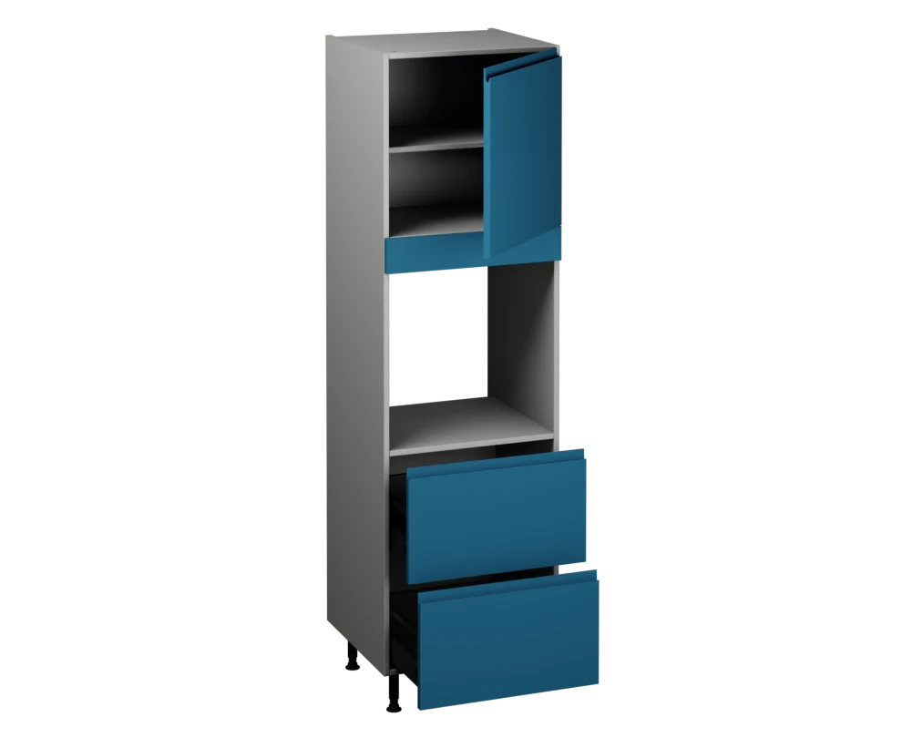 Single Oven Unit with Drawers