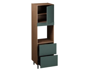 Single Oven Unit with Drawers