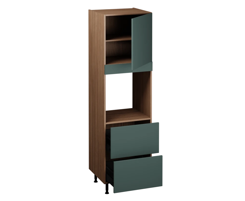 Single Oven Unit with Drawers