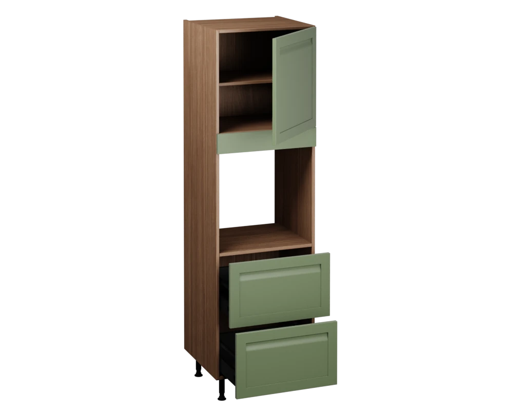 Single Oven Unit with Drawers