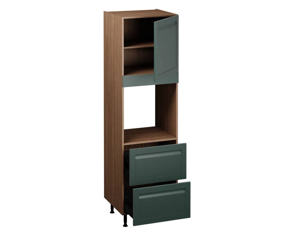 Single Oven Unit with Drawers