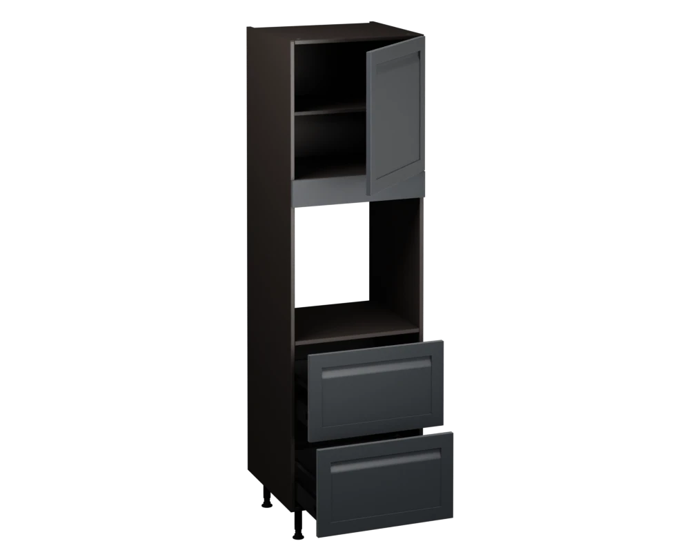 Single Oven Unit with Drawers