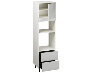Single Oven Microwave with Drawers (2150 x 600)
