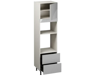 Single Oven Microwave with Drawers (2150 x 600)