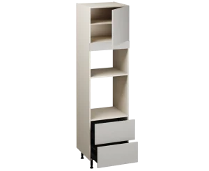 Single Oven Microwave with Drawers (2150 x 600)
