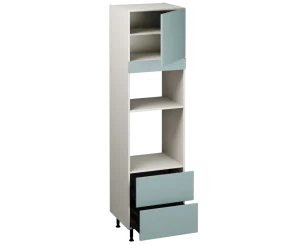 Single Oven Microwave with Drawers (2150 x 600)