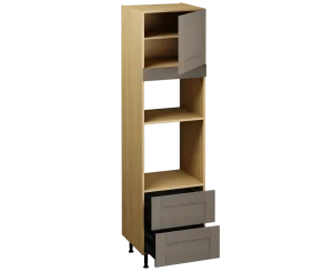 Single Oven Microwave with Drawers (2150 x 600)