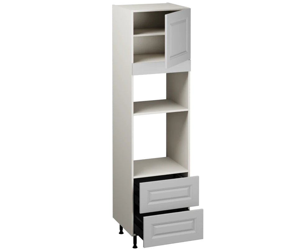 Single Oven Microwave with Drawers (2150 x 600)