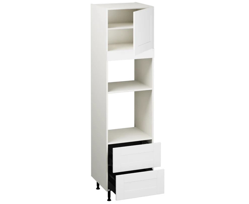 Single Oven Microwave with Drawers (2150 x 600)