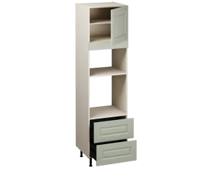 Single Oven Microwave with Drawers (2150 x 600)