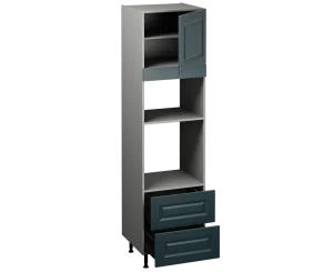 Single Oven Microwave with Drawers (2150 x 600)