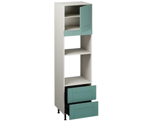 Single Oven Microwave with Drawers (2150 x 600)