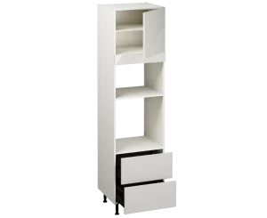 Single Oven Microwave with Drawers (2150 x 600)