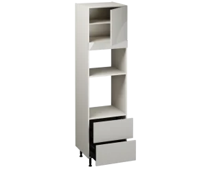 Single Oven Microwave with Drawers (2150 x 600)