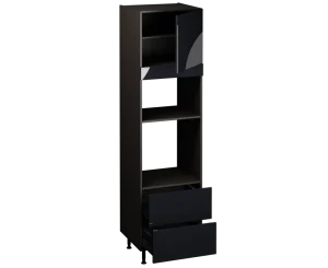 Single Oven Microwave with Drawers (2150 x 600)