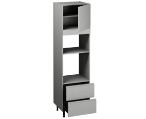 Single Oven Microwave with Drawers (2150 x 600)