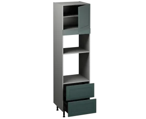 Single Oven Microwave with Drawers (2150 x 600)