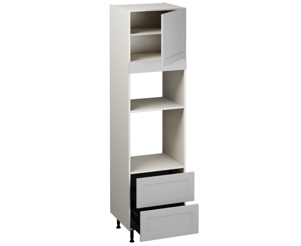 Single Oven Microwave with Drawers (2150 x 600)