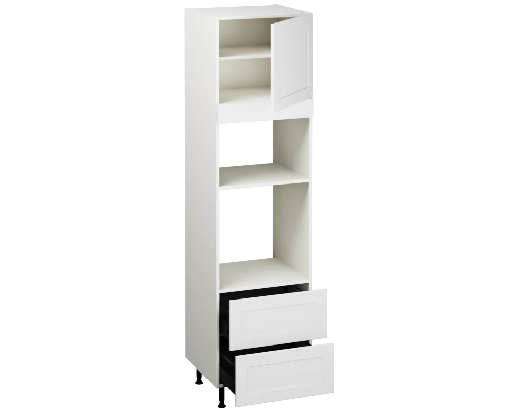 Single Oven Microwave with Drawers (2150 x 600)